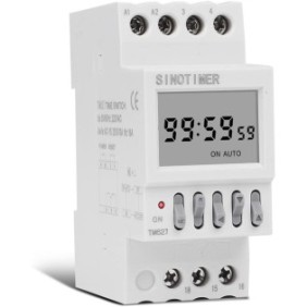 Temporizator (12VDC/AC), programabil 1 secundă până la 99 de ore Releu de timp pentru ciclu automat infinit